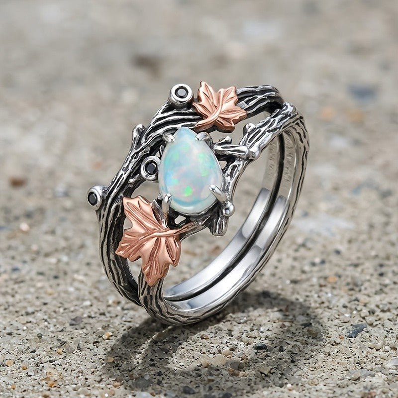 Maple Leaf Branch Ring