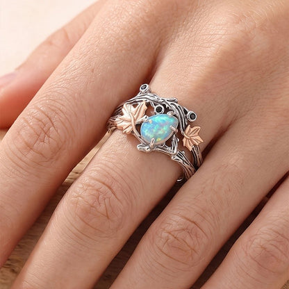 Maple Leaf Branch Ring