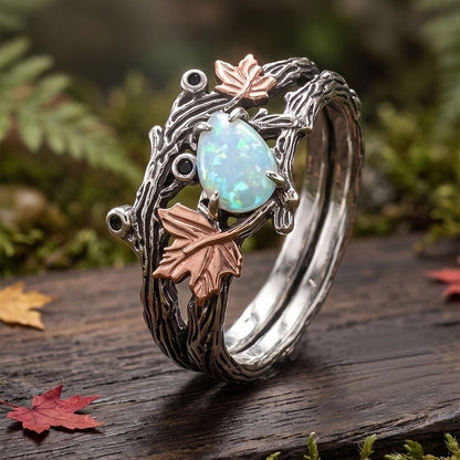 Maple Leaf Branch Ring