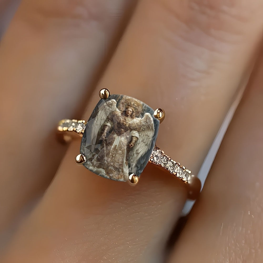 Winged Angel Square Ring