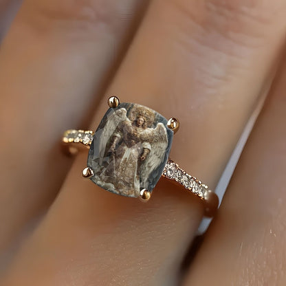 Winged Angel Square Ring