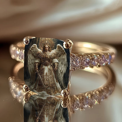 Winged Angel Square Ring