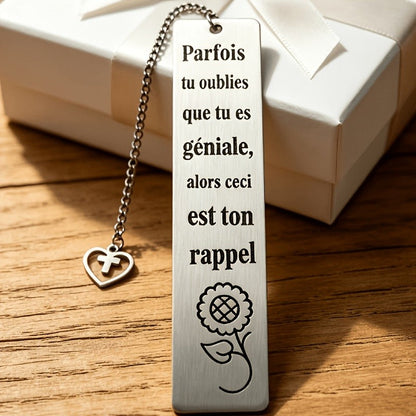 Floral Reminder Bookmark