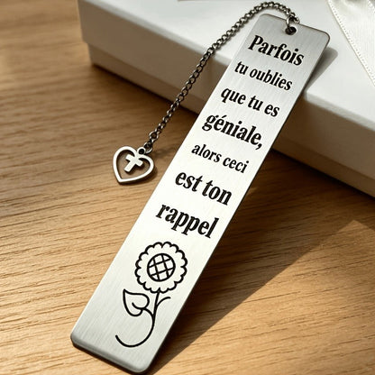 Floral Reminder Bookmark