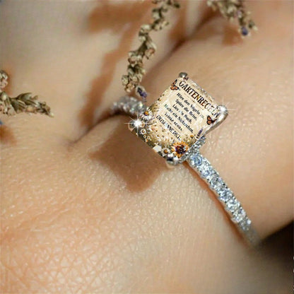 Floral Garden Rules Ring