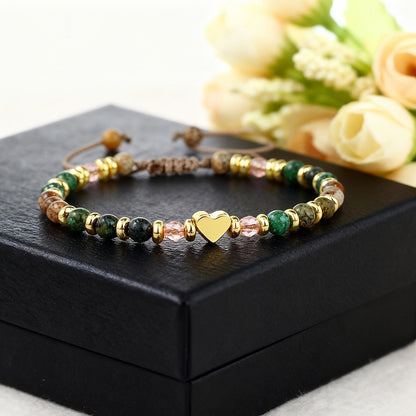 Affirmation Heart & Stone Bracelet
