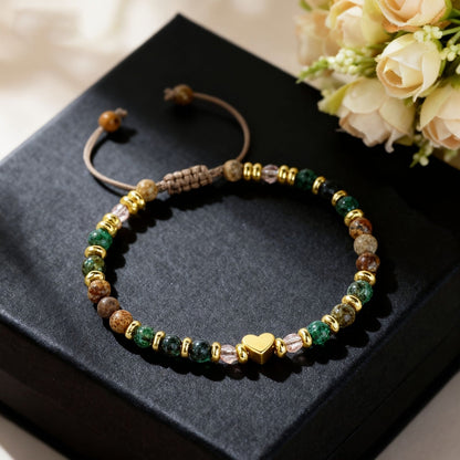 Affirmation Heart & Stone Bracelet