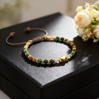 Affirmation Heart & Stone Bracelet