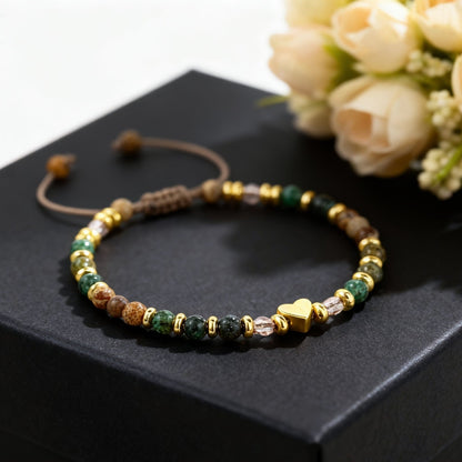 Affirmation Heart & Stone Bracelet