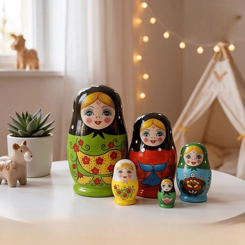 Colorful Nesting Doll Set