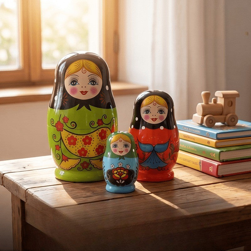 Colorful Nesting Doll Set