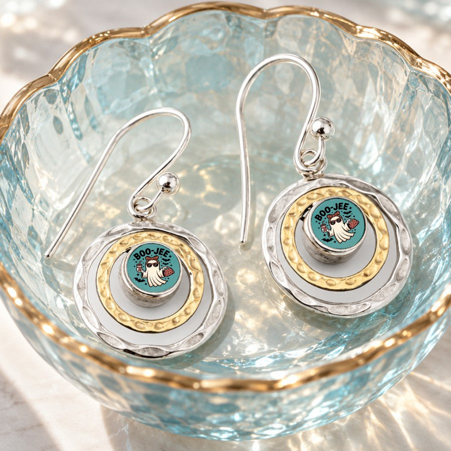 Ghost Spinner Drop Earrings