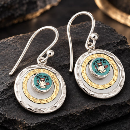 Ghost Spinner Drop Earrings