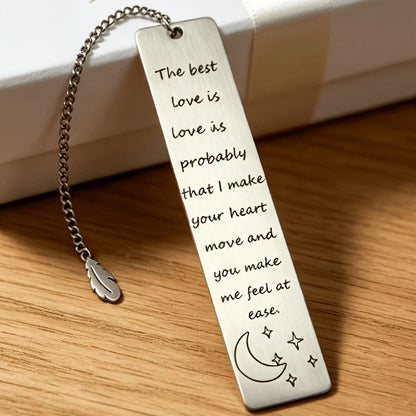 Love Quote Moon & Star Bookmark
