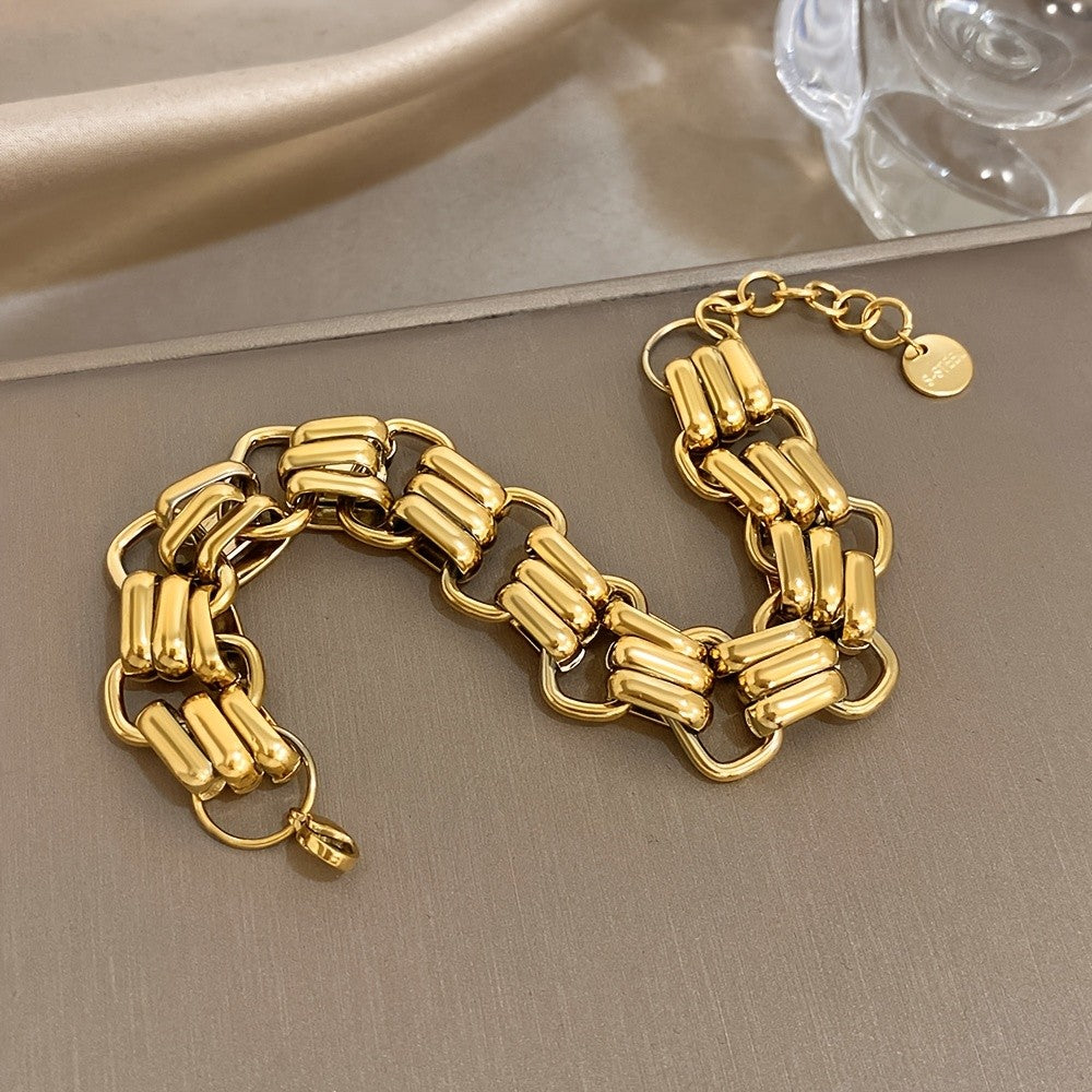 Geometric Link Bracelet