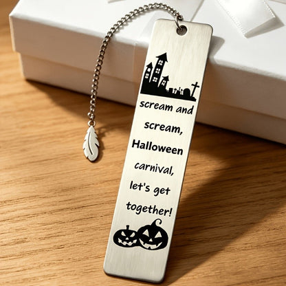 Halloween Pumpkin Bookmark