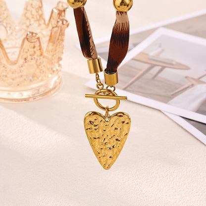 Leopard Print Snake Necklace