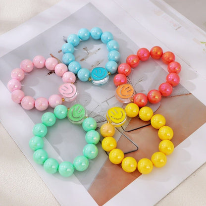 Colorful Smiley Face Bracelet