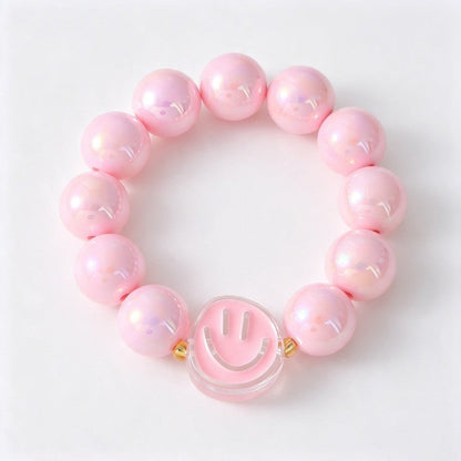 Colorful Smiley Face Bracelet