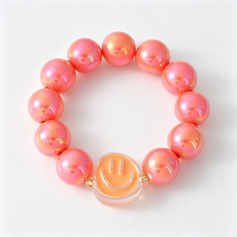 Colorful Smiley Face Bracelet