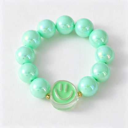 Colorful Smiley Face Bracelet