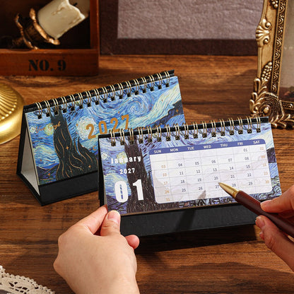 Swirling Sky Art Desk Calendar