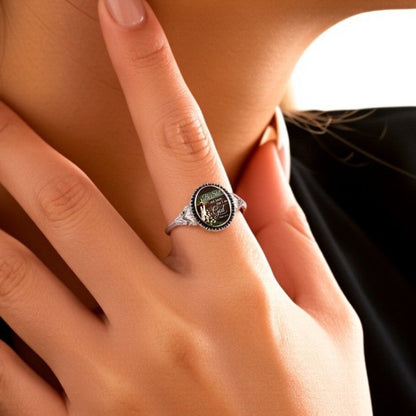 Be Still Scripture Ring