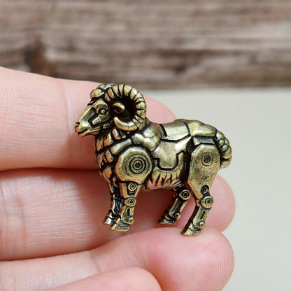 Mechanical Ram Figurine