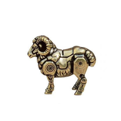 Mechanical Ram Figurine