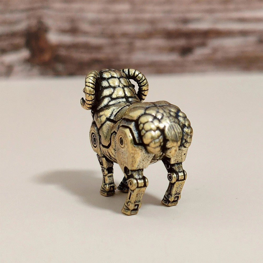 Mechanical Ram Figurine