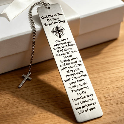 Baptism Blessing Bookmark