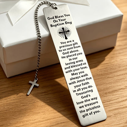 Baptism Blessing Bookmark