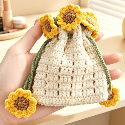 Sunflower Drawstring Pouch