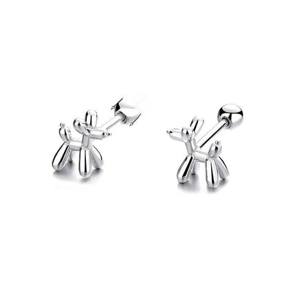 Balloon Puppy Stud Earrings