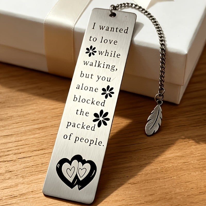 Engraved Heart Bookmark