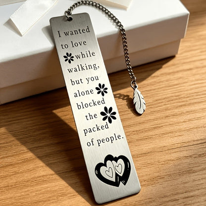 Engraved Heart Bookmark