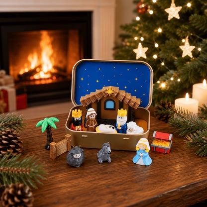 Mini Nativity Scene Set