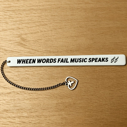 Music Speaks Bookmark
