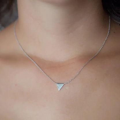 Initial Triangle Necklace