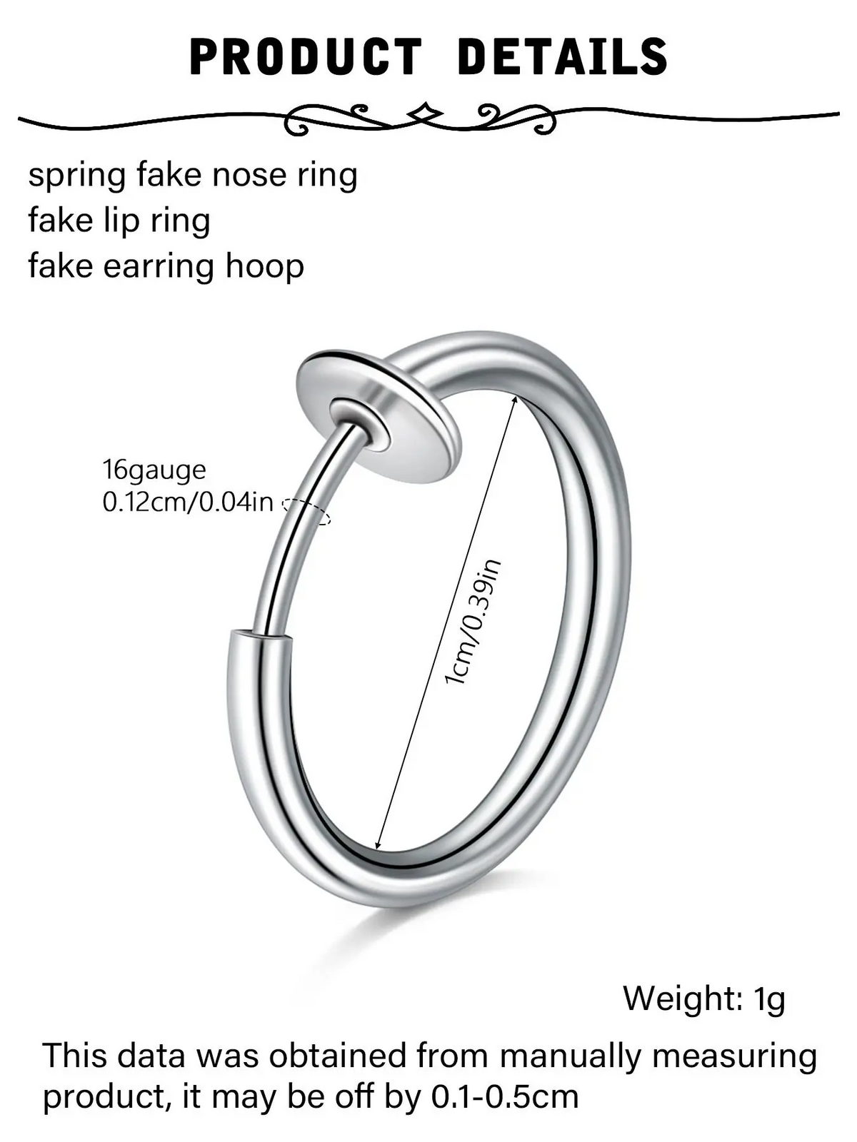 No Piercing Earring
