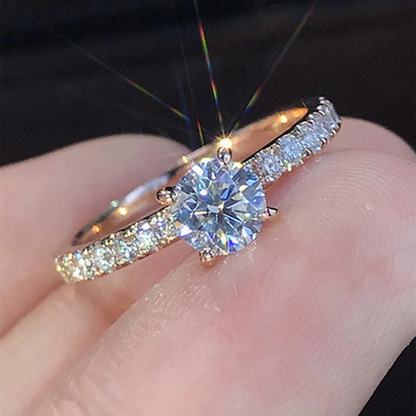 Circle Rhinestone Ring
