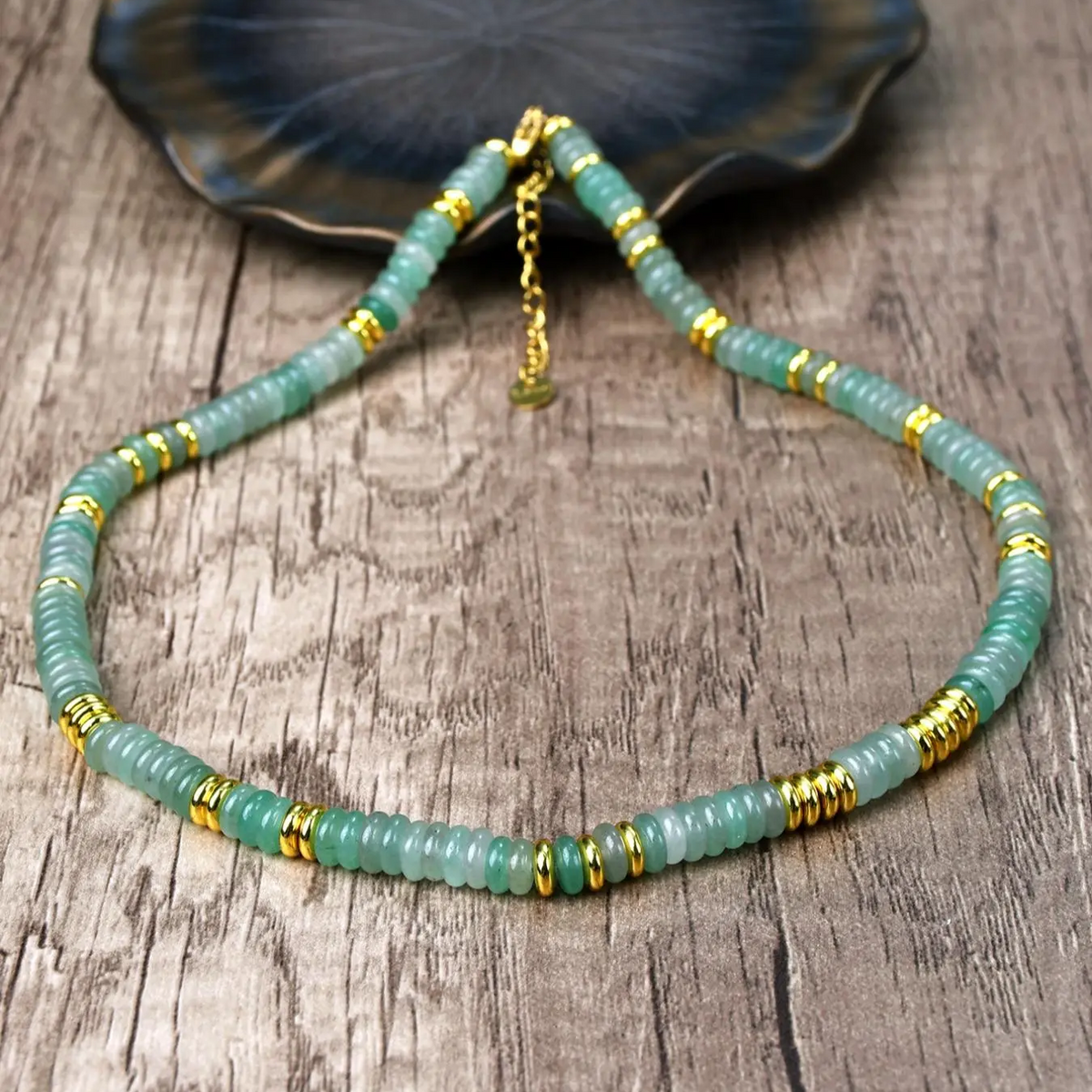 Natural Stone Beaded Necklace