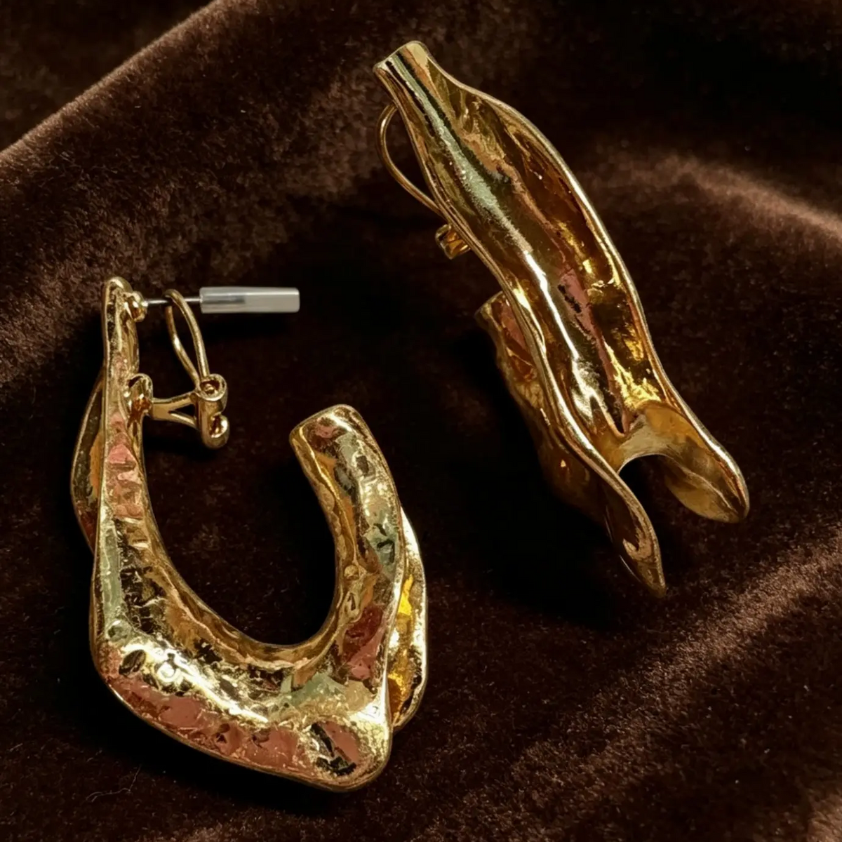 Irregular Geometric Drop Earrings