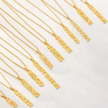 Vertical Constellation Necklace