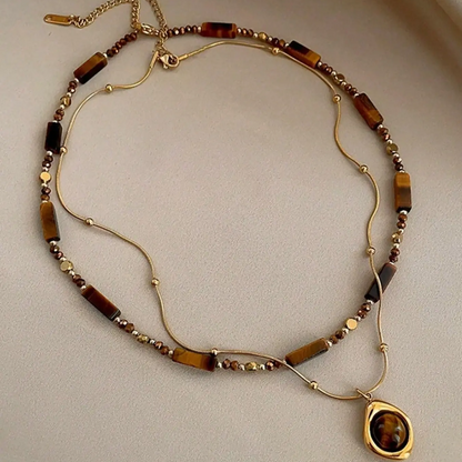 Vintage Stone Necklace