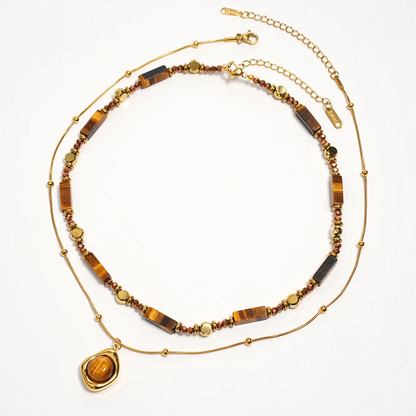 Vintage Stone Necklace