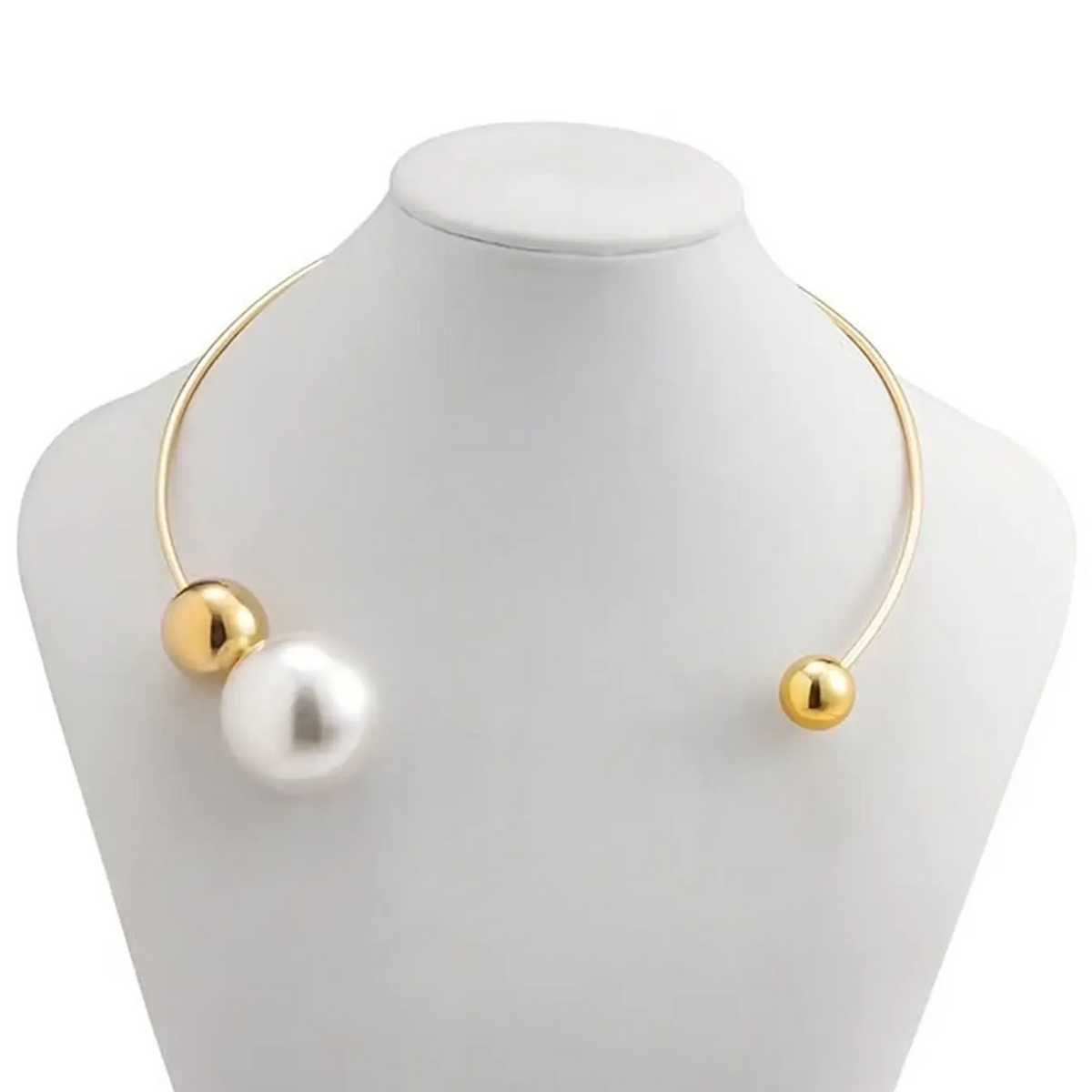 Pearl Open Choker Necklace