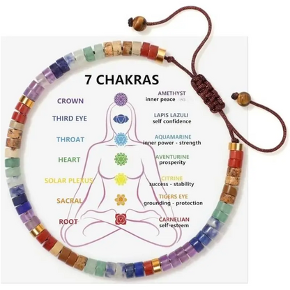 7 Chakra Beaded Bracelet