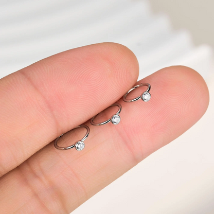 Geometric Hinge Nose Ring