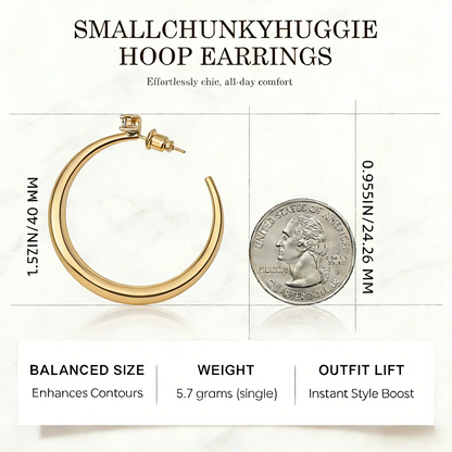 Chunky Hoop Earrings